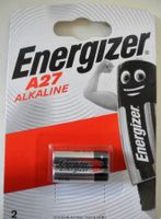 Batterien Energizer A27 Alkaline 12V 27A Ablaufdatum 09.2027