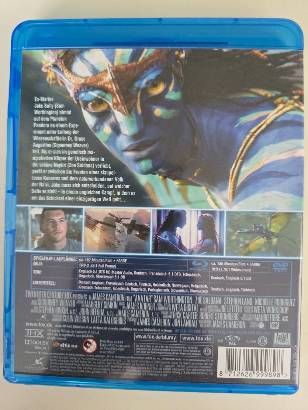 Tutti i DVDs: AVATAR - AUFBRUCH NACH PANDORA – Usato da Buchrain venduto da reloca 1
