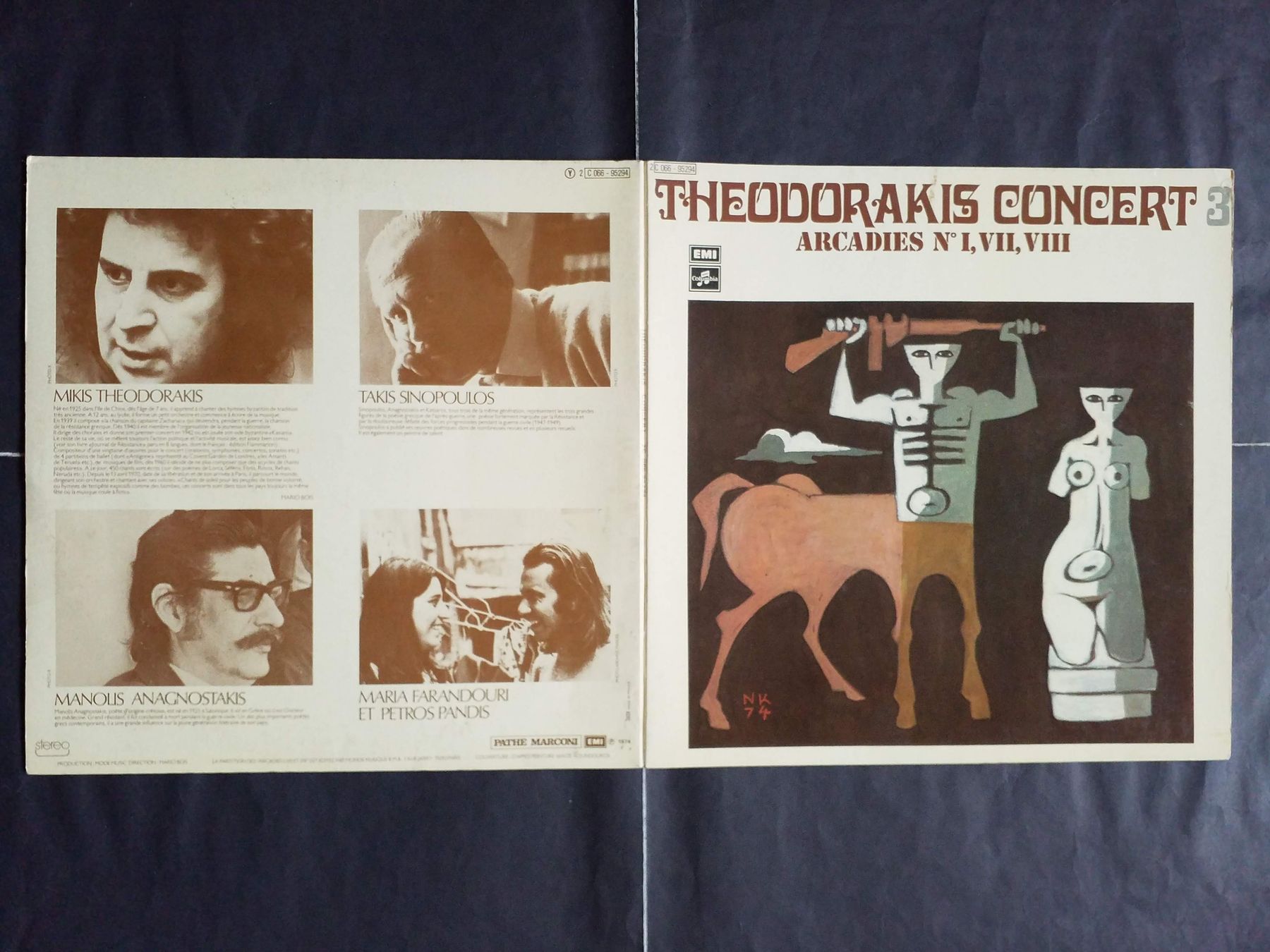 Dischi in vinile: THEODORAKIS CONCERT 3,  arcades ........ 1st 1974  - NEW - – Nuovo (secondo la descrizione) da Yverdon-les-Bains venduto da Jacotreut 1