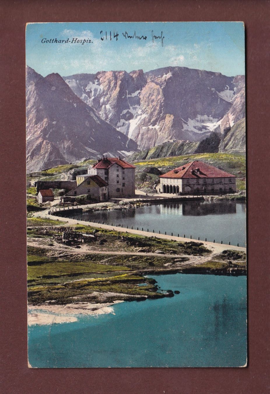 Cartoline postali: GOTTHARD-HOSPIZ - 1910 – Usato da Pully venduto da nicecards