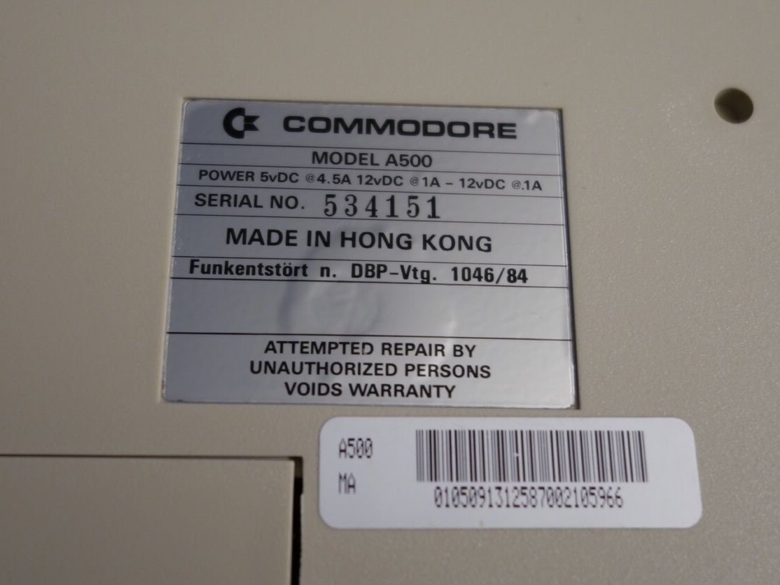 Commodore PCs: Commodore Amiga 500 – Gebraucht aus Bützberg von  2