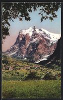 Grindelwald, Teilansicht mit Wetterhorn