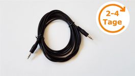 Audiokabel 2x 3.5 mm Klinke Stereo, 2.5m