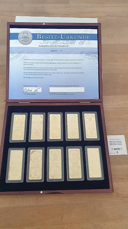 Metalli preziosi: Barren-Million Dollar Collection – Usato da Rekingen AG venduto da tan_mrd2 3