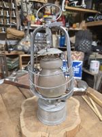 Sturmlaterne Helvetia Metall antik gebrauchter Zustand