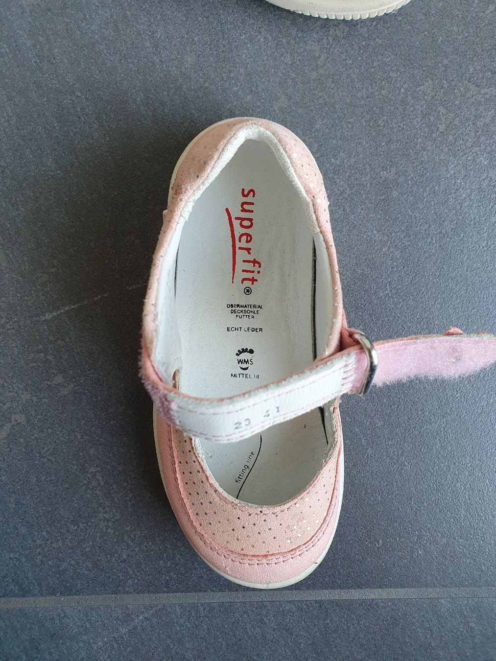Superfit Schuhe für Mädchen: Superfit Kinderlederschuhe Gr. 23 Rosa – Gebraucht aus Einigen von thundermother 1