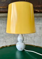 Antike Lampe Tischlampe Meissen Porzellan Blumenmotiv