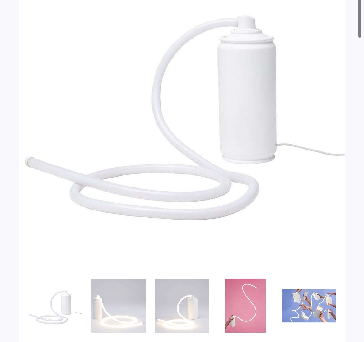 Seletti Lampade: Seletti Tischleuchte Weiss – Nuovo e nell'imballaggio originale da Binningen venduto da Christine08 1