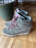 Nike scarpe da ginnastica grigie con zeppa donna taglia 38