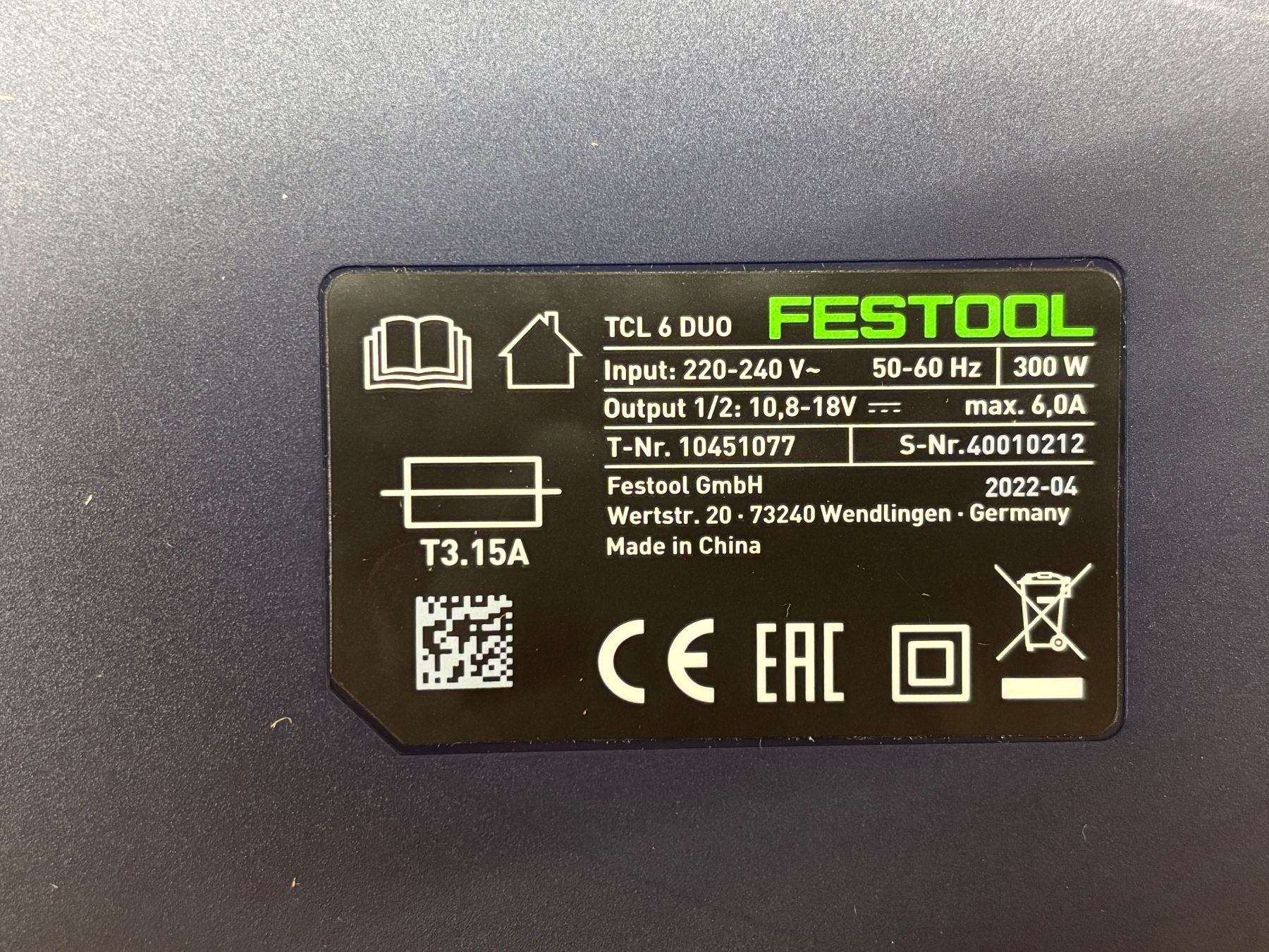 Festool Caricatori & Batterie: FESTOOL Energie Set SYS 18V 4x4,0/TCL6 DUO – Nuovo (secondo la descrizione) da Winterthur venduto da ReUse_Baumarkt 9