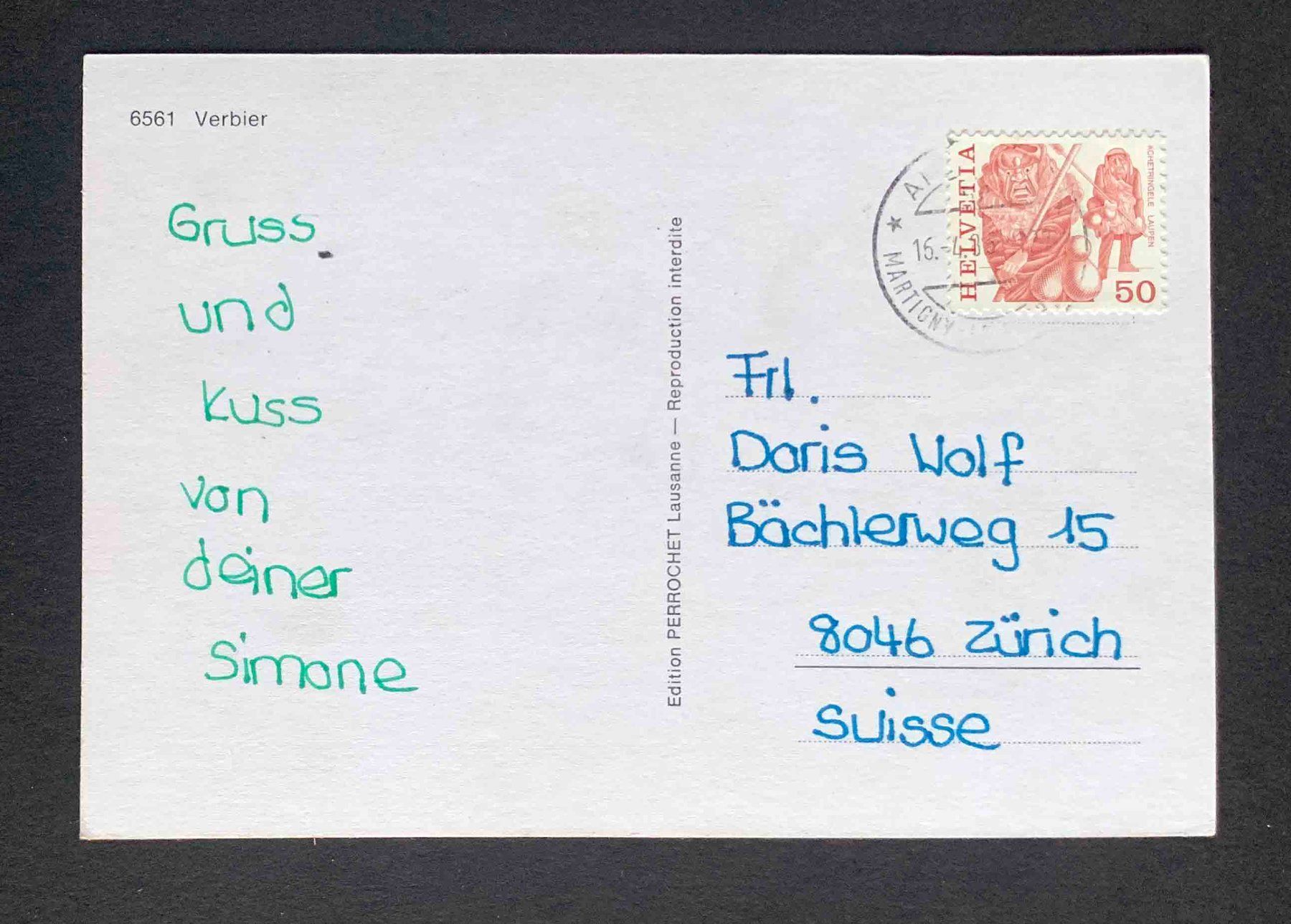 Cartoline postali: AK Verbier – Usato da Goldau venduto da artelier1 1