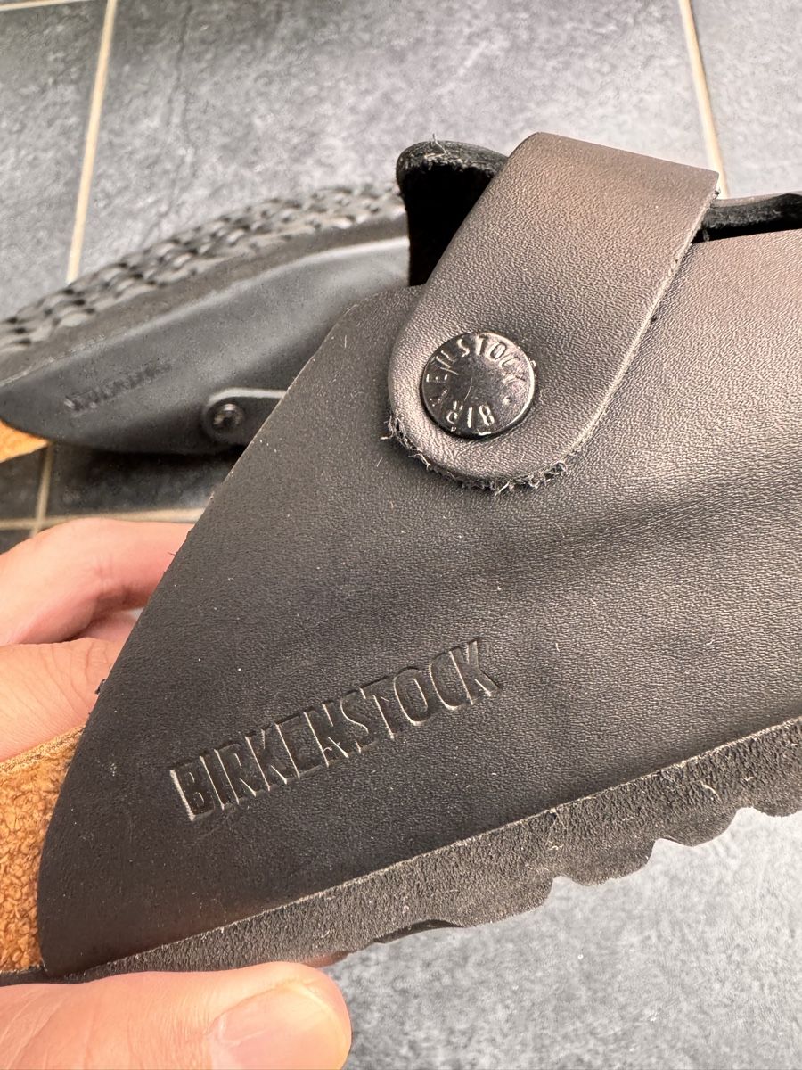 Birkenstock Herrenschuhe: BIRKENSTOCK Boston Clogs Schwarz Leder – Gebraucht aus Scuol von Daniel999x 6