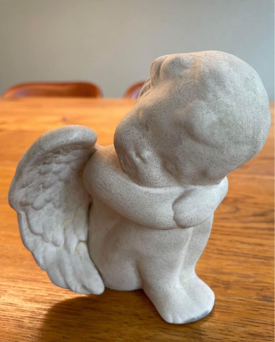 Statuette: Engel Schutzengel ca 13cm – Usato da Niederbüren venduto da Oetschli 2