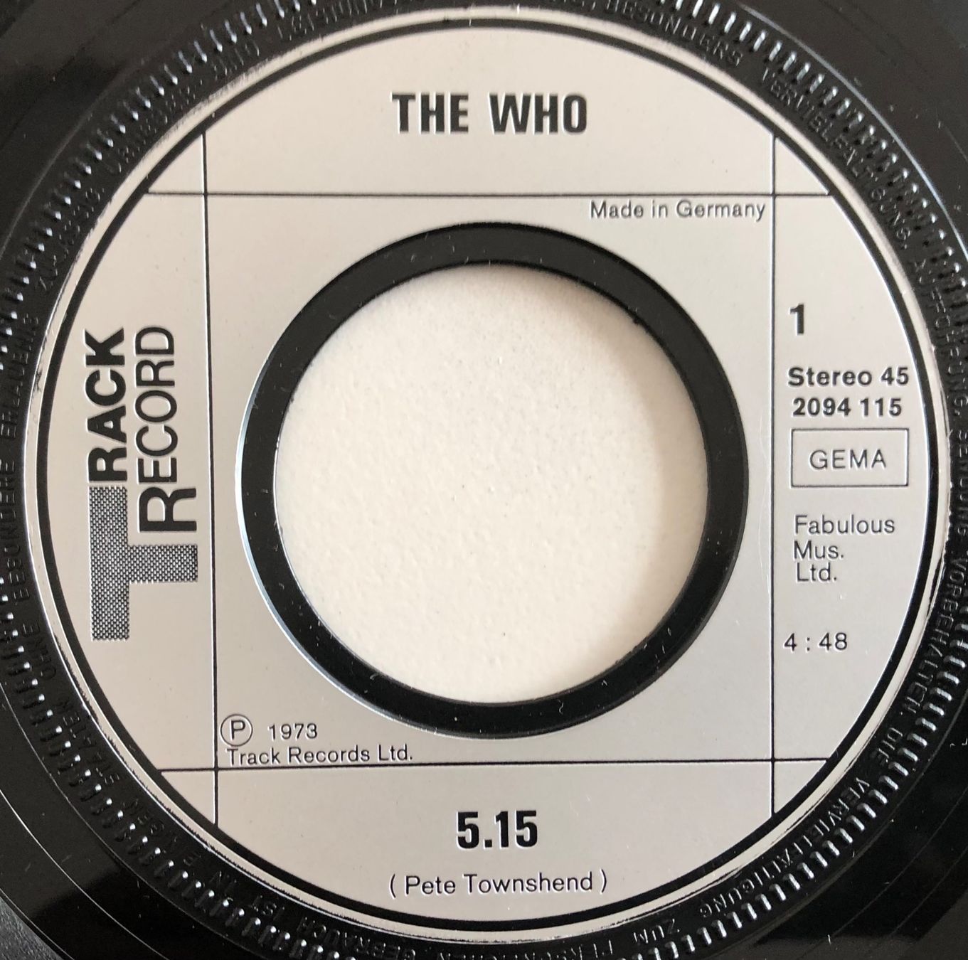 Vinyles: THE WHO - 5.15 – D'occasion à Poliez-Pittet par Newtown-Records 2