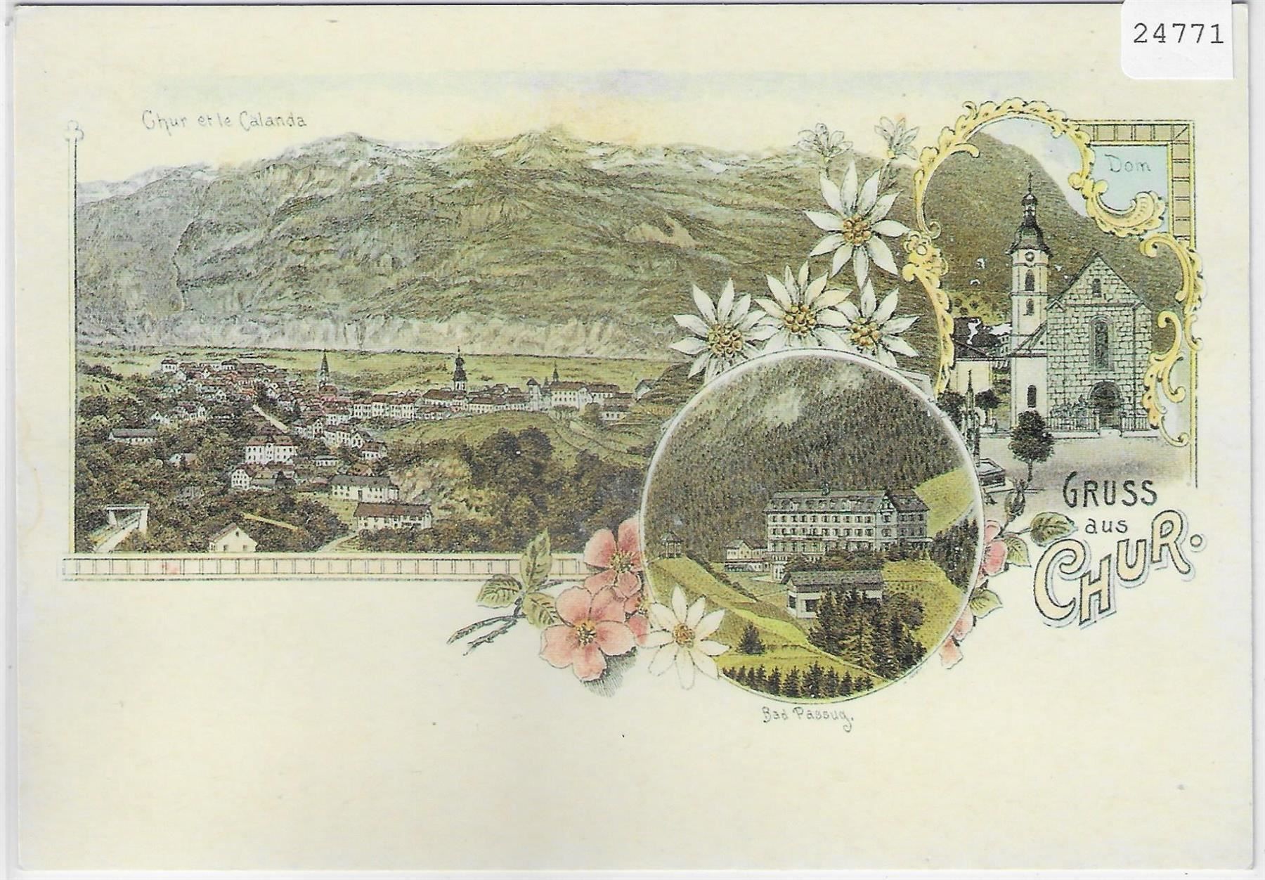Cartoline postali: Gruss aus Chur - Repro – Antico da Ettingen venduto da Kartenplanet