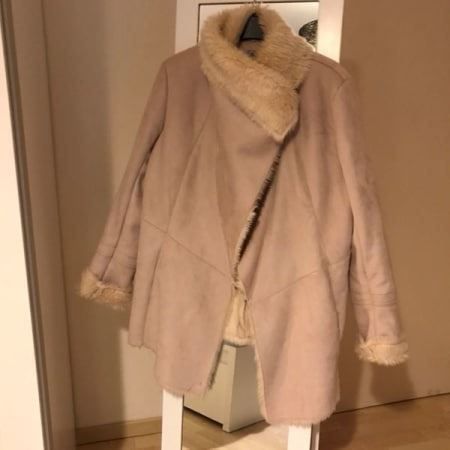 Veste manteau fausse fourrure t.36/38