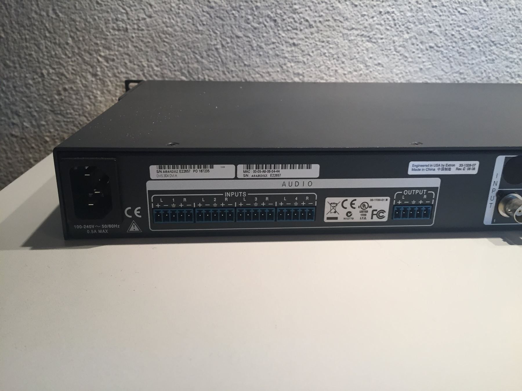 Lettore multimediale & Streamer: Extron DVS304 DVI A Video/RGB Skalierer – Usato da Mellingen venduto da Browser67 4