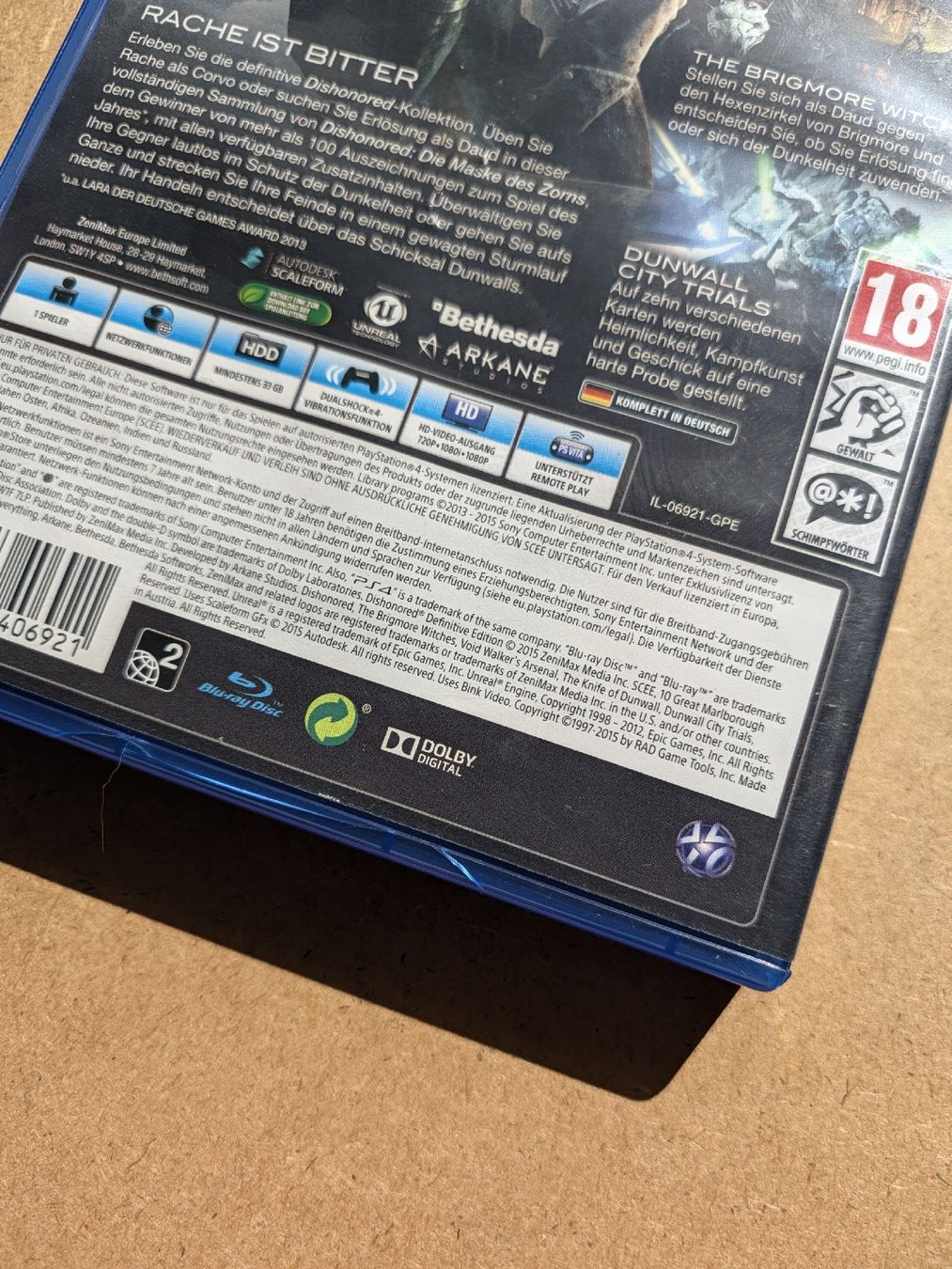 Giochi: Dishonored Definitive Edition PS4 – Usato da Chur venduto da FreakofRarity 3