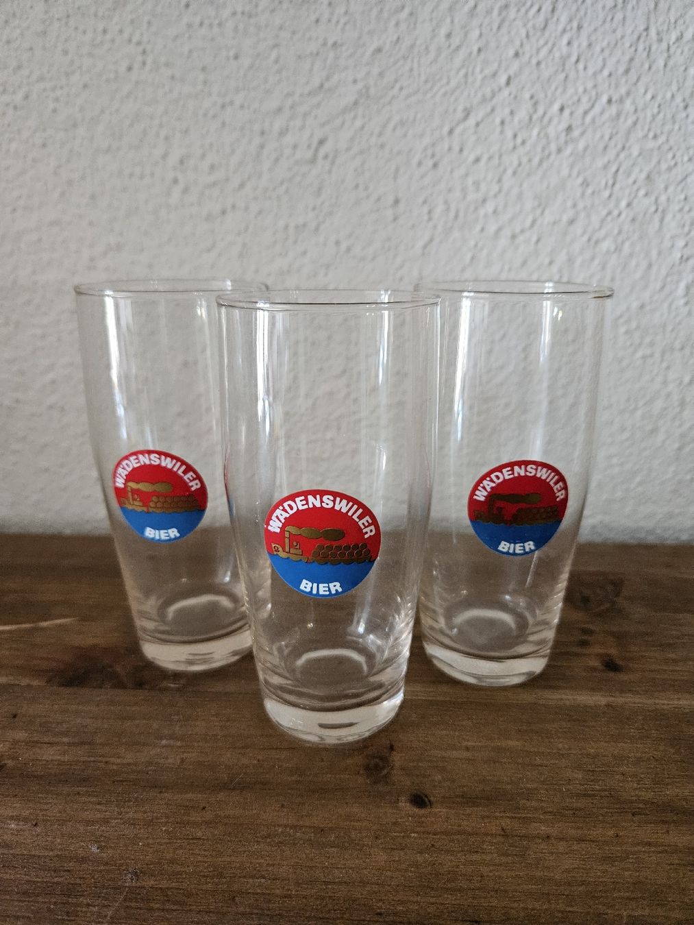Bicchieri: 3x Wädenswiler Biergläser ca. 2 dl – Usato da Wangen SZ venduto da Auction-Sea