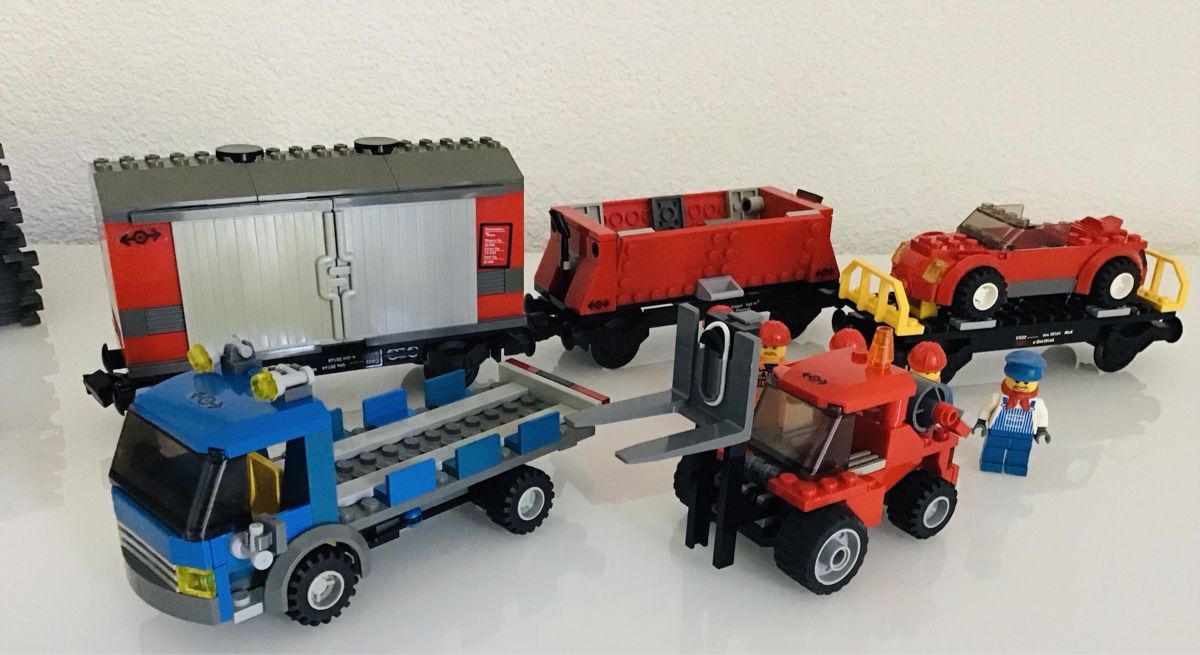 Lego Kit di costruzioni: Lego 7898 Cargo Train Deluxe – Usato da Rodersdorf venduto da alfa03 5