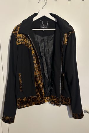 Collectif London Jacke Gr. L Leopardenmuster