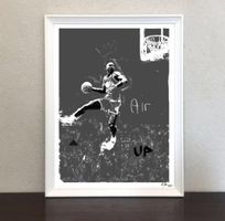 Michael Jordan Urban Kunst Vintage AIR