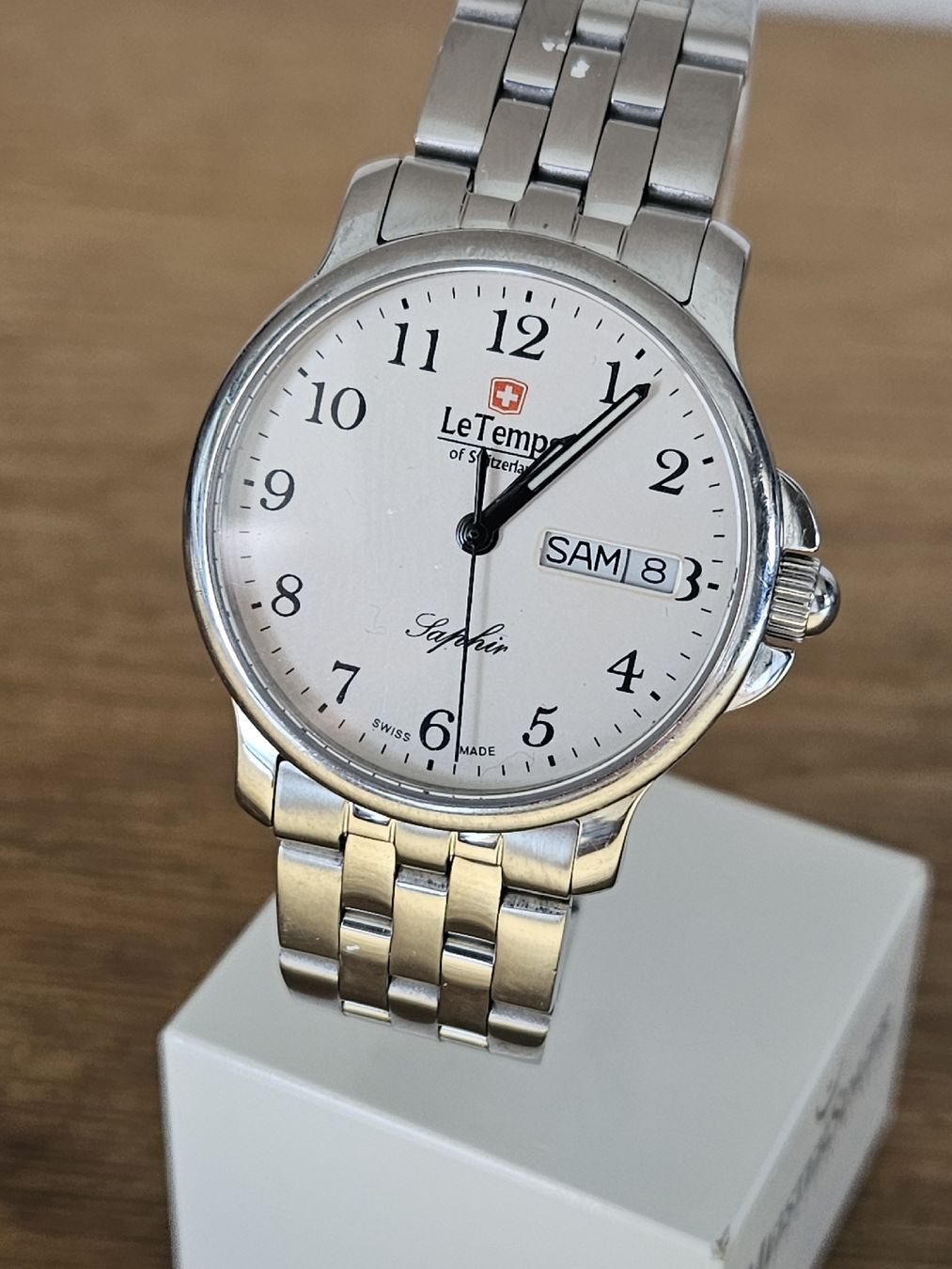Orologi: Le Temps Saphir Herrenuhr 35mm – Usato da Flamatt venduto da pie_f9zm