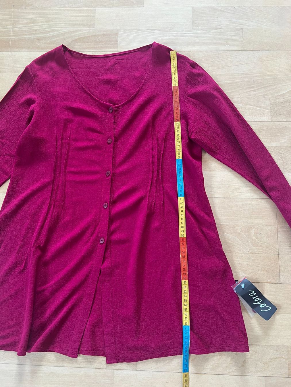 Colora Camicette: Colora Damen Long Bluse, Gr. L, Beere, NEU – Nuovo e nell'imballaggio originale da Worb venduto da farben20zauber 3