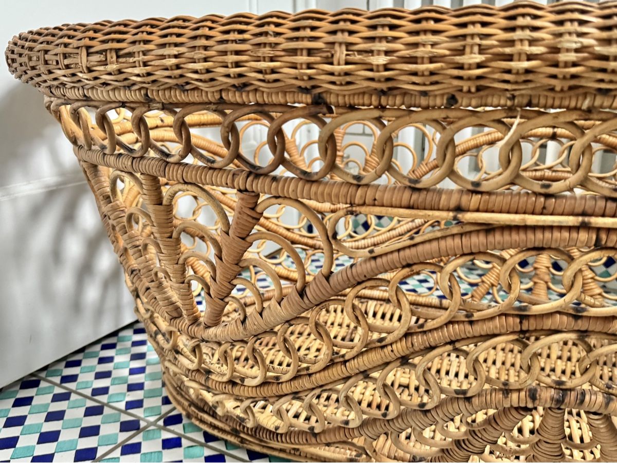 Sonstige Antiquitäten & Kunst: Seltener, wunderschöner Korb 54 x 101 cm – Gebraucht aus Hedingen von jackie74 1
