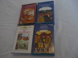 4x MC Kassette Tudor CH Dialekt - Erich Kästner Rar Hörspie