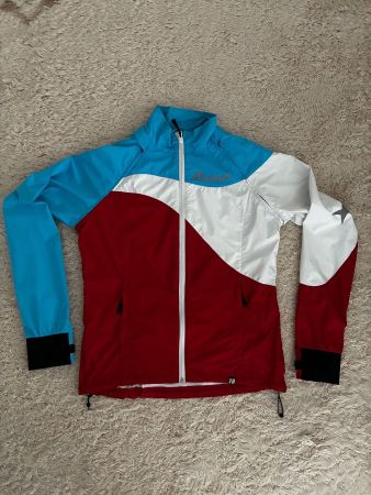 Maloja Damen Radjacke / Regenjacke Gr. L – Retrostyle –