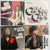 Singles: 4x SUZI QUATRO (70er Jahre) ... Jukebox-Futter!