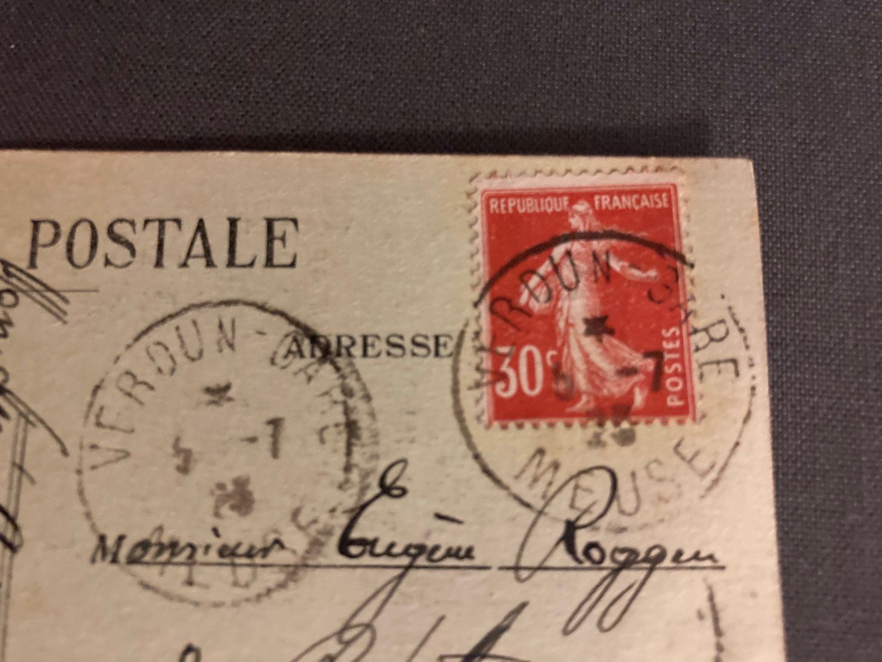 Ansichtskarten: Originale Ansichtskarte Verdun Fort Douaumont 1923 antik – Gebraucht aus Zürich von mik_h9ty 2