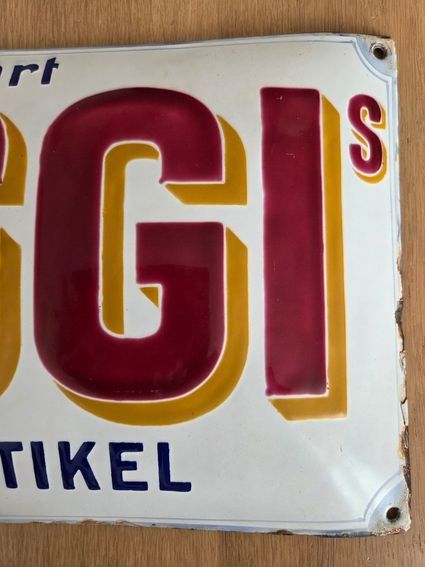 Maggi Insegne: Altes Emailschild MAGGI plaque émaillée – Usato da Schenkon venduto da Uhu007 4