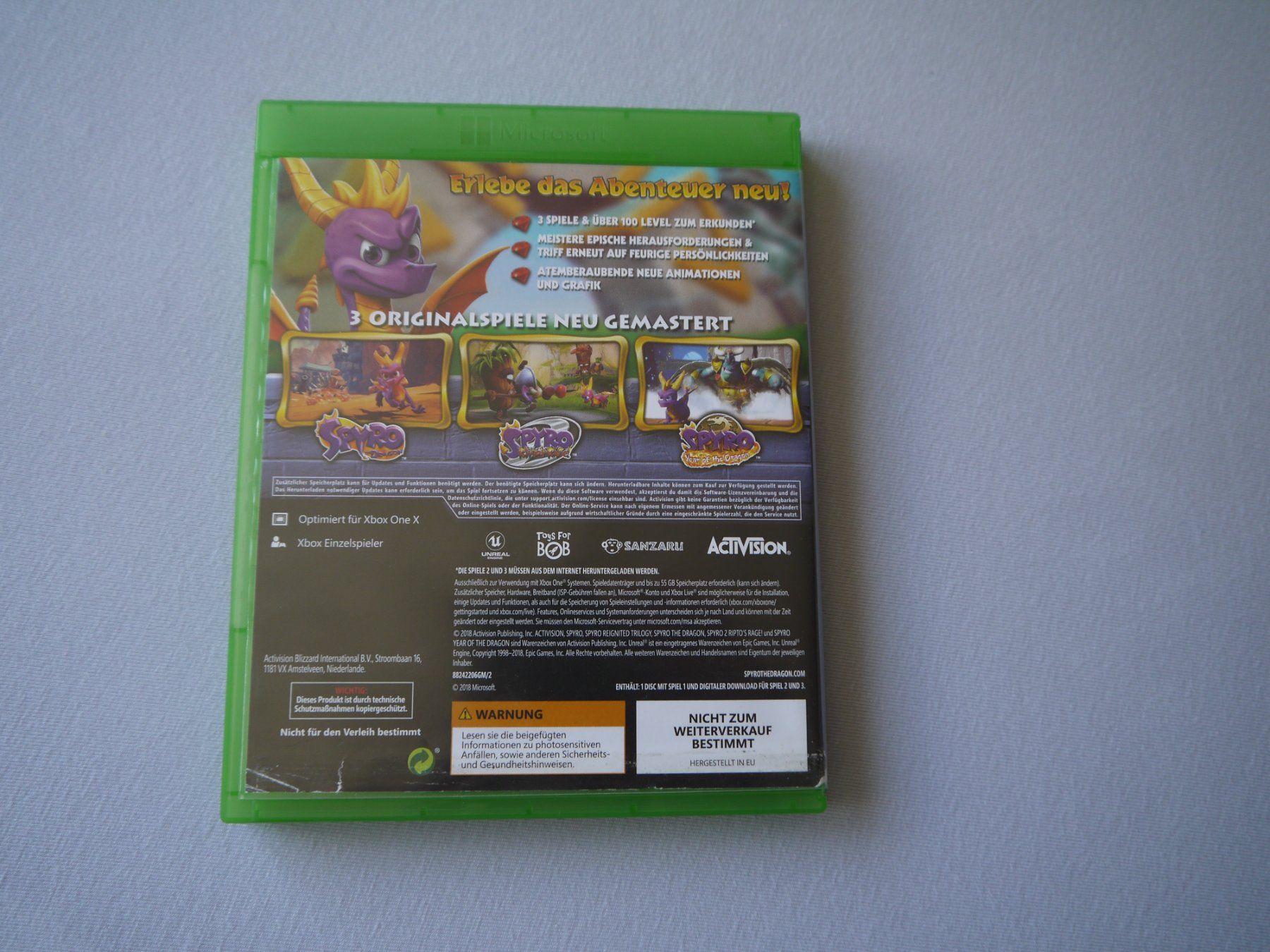 Microsoft Giochi: SPYRO - Reignited Trilogy- XBOX ONE – Usato da Hagendorn venduto da Blaf 1