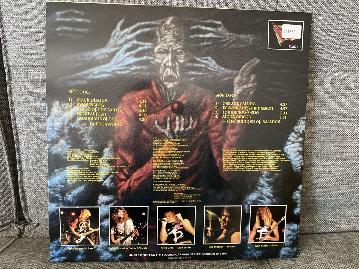 Dischi in vinile: Holy Terror - Terror and Submission LP – Usato da Zürich venduto da alt-eisen 1