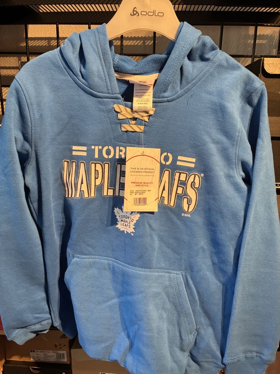 Reebok Maglioni & Felpe: Kapuzenpullover Toronto Maple Leafs Grösse M-10/12 neu – Nuovo e nell'imballaggio originale da Zürich venduto da Msirco