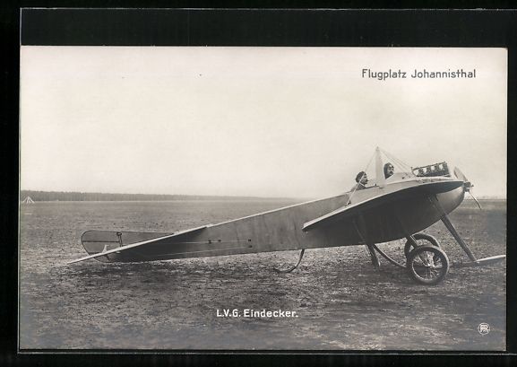 Cartes postales: Berlin-Johannisthal, L.V.G. Eindecker Fl – D'occasion à Berlin par bartko-reher