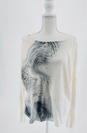 # WOMAN - Pullover ,, Leinen‘‘ Gr. 38/10 - MINT VELVET #