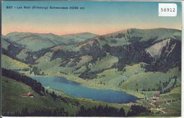 Lac Noir - Schwarzsee FR - Litho