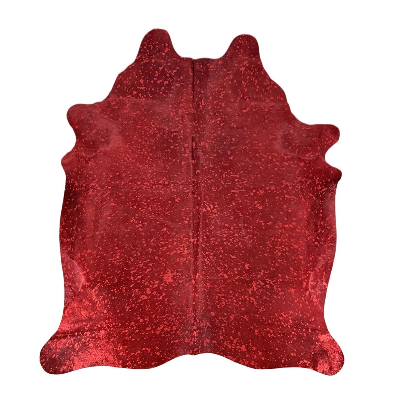 Tappeti: Kuhfell Teppich Red Metalic – Nuovo e nell'imballaggio originale da Arbedo venduto da patagonialeatherrugs