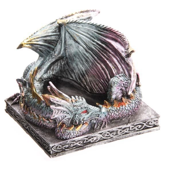 Statuette: Flaschenhalter- SCHLAFENDER DRACHE – Nuovo e nell'imballaggio originale da Rupperswil venduto da big-one-sale 1