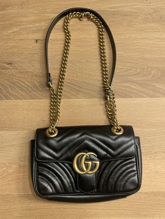 Original Gucci Marmont Bag in Schwarz Top Zustand!