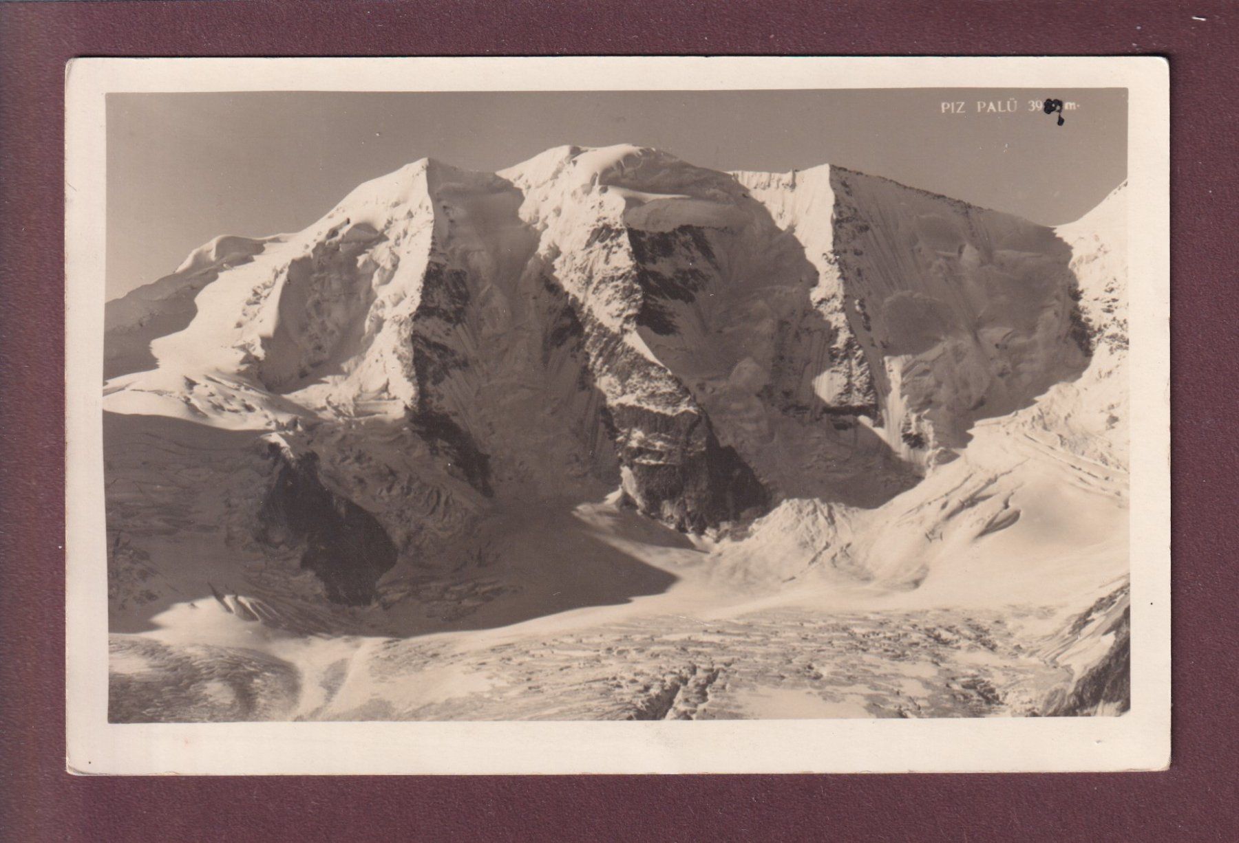 Cartoline postali: PIZ PALÜ - 1931 – Usato da Pully venduto da nicecards