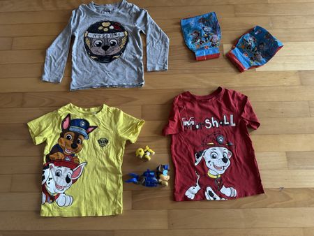 Paw Patrol Kleider-Set Gr. 116/122 mit Schwimmflügeln 