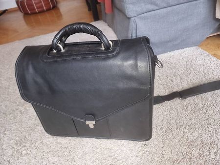 Hochwertige Laptop Ledertasche