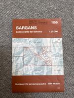 Landeskarte Sargans  1:25’000 Nr. 1155