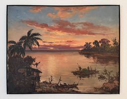 José YÉPEZ ARTEAGA (1898 Quito) - Rio Magdalena - Kolumbien!