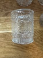Lot 9 photophores en verre transparent – Style vintage