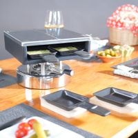 Kisag Raclette Set LONGFIRE SILVER - Portofreier Versand